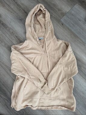 Soft Beige Nursing Hoodie